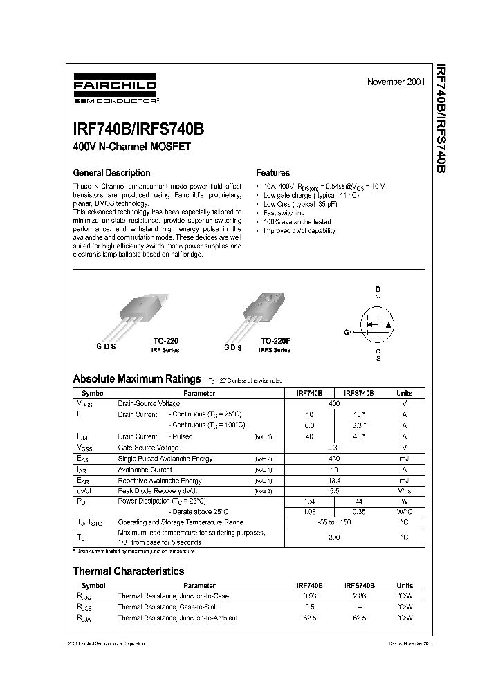 IRF740B_26175.PDF Datasheet