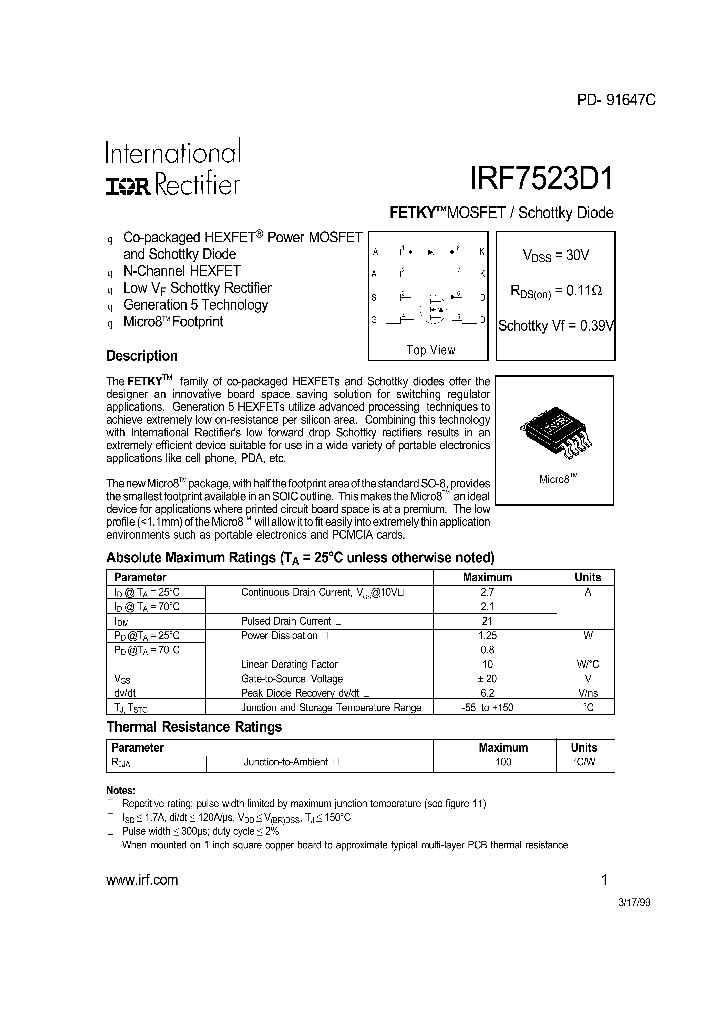 IRF7523D1_177156.PDF Datasheet