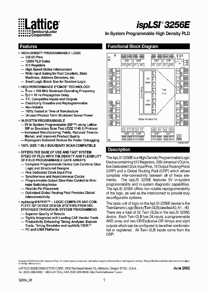 ISPLSI3256E-100LB320_86694.PDF Datasheet