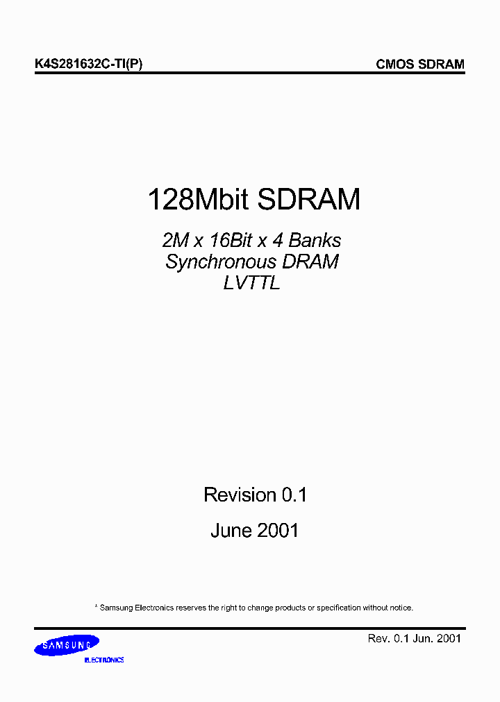 K4S281632C_41513.PDF Datasheet