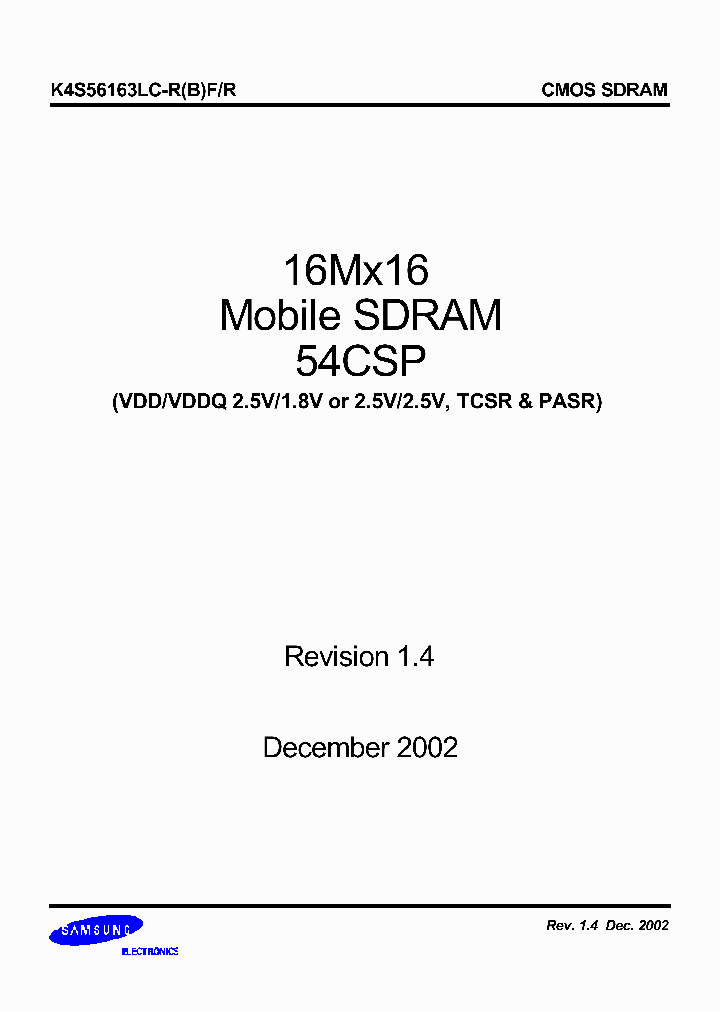 K4S56163LC_139288.PDF Datasheet