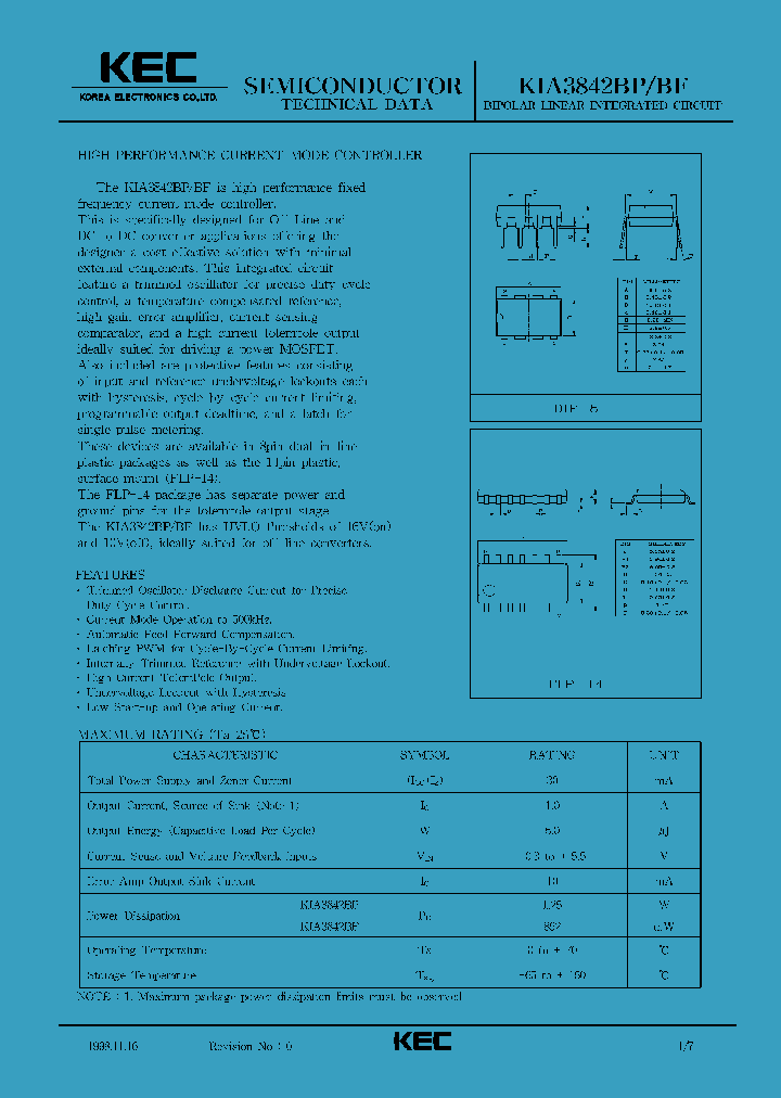 KIA3842BF_152360.PDF Datasheet