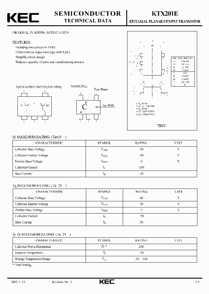 KTX201_50707.PDF Datasheet