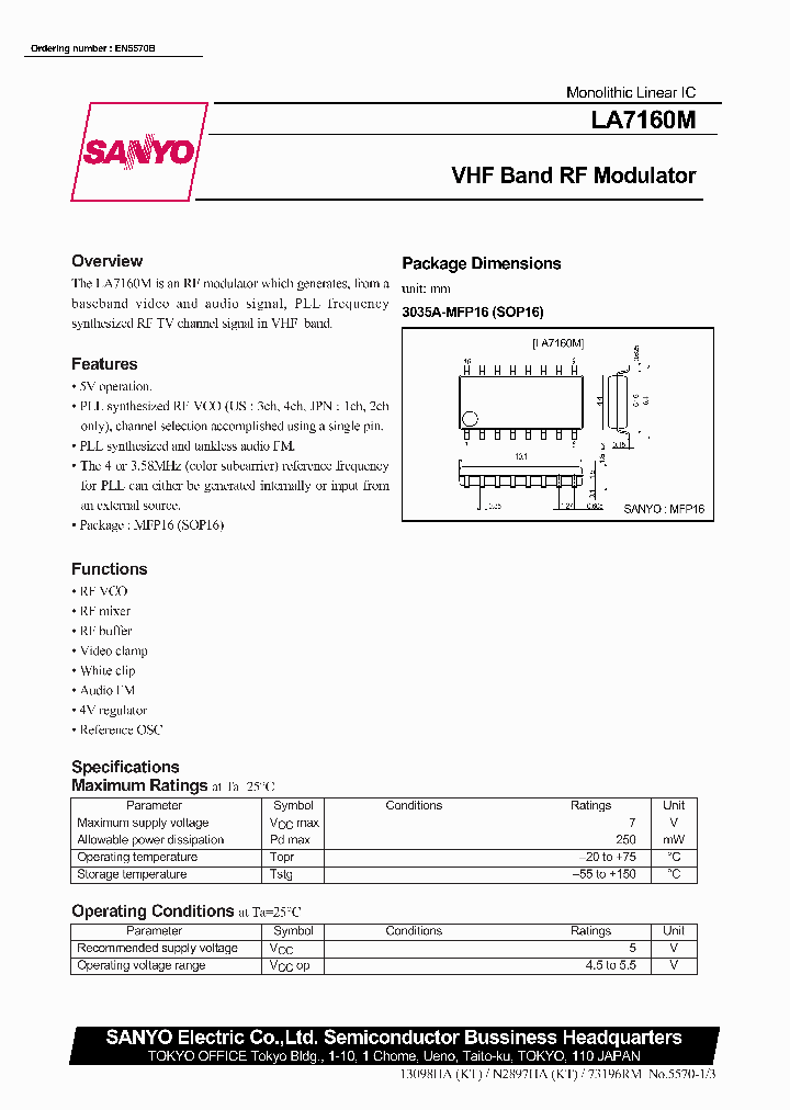 LA7160M_127342.PDF Datasheet