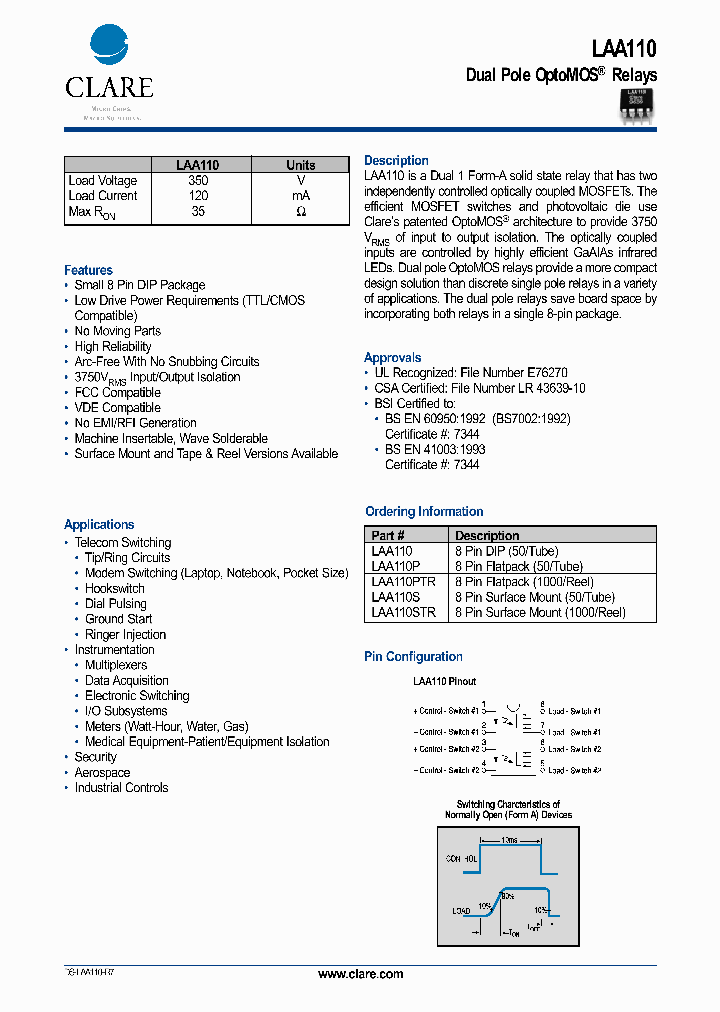 LAA110_10125.PDF Datasheet