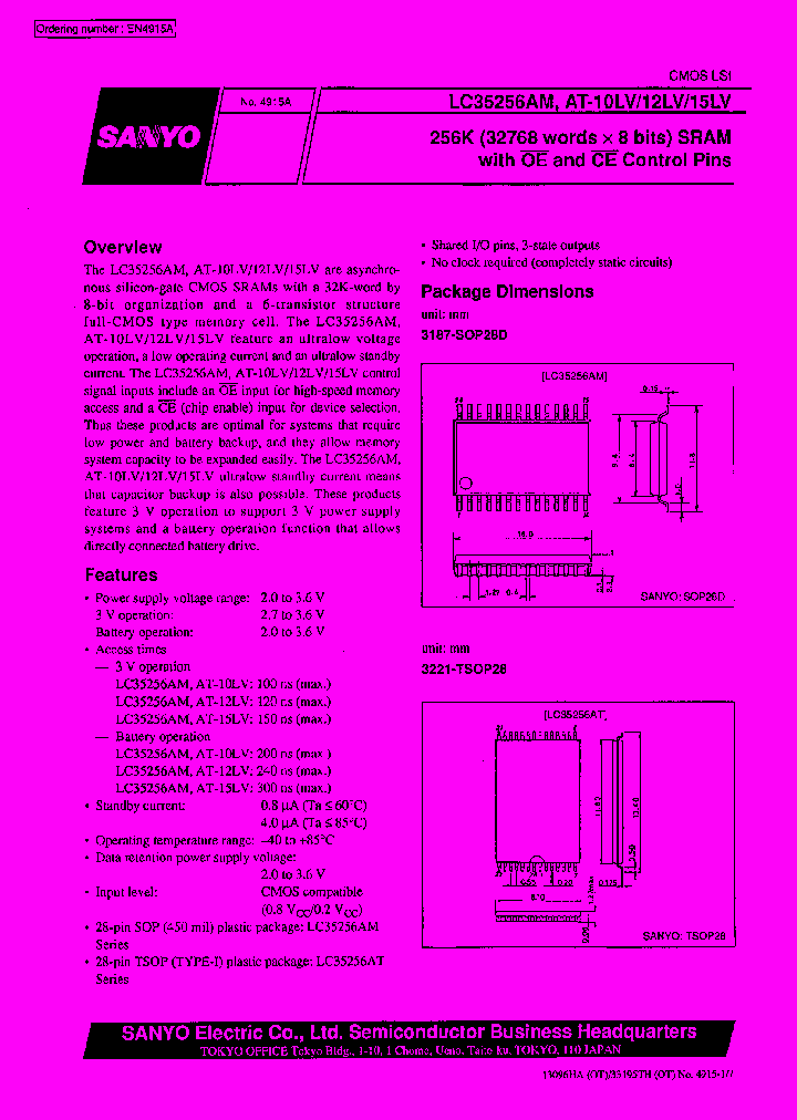 LC35256AM_89691.PDF Datasheet