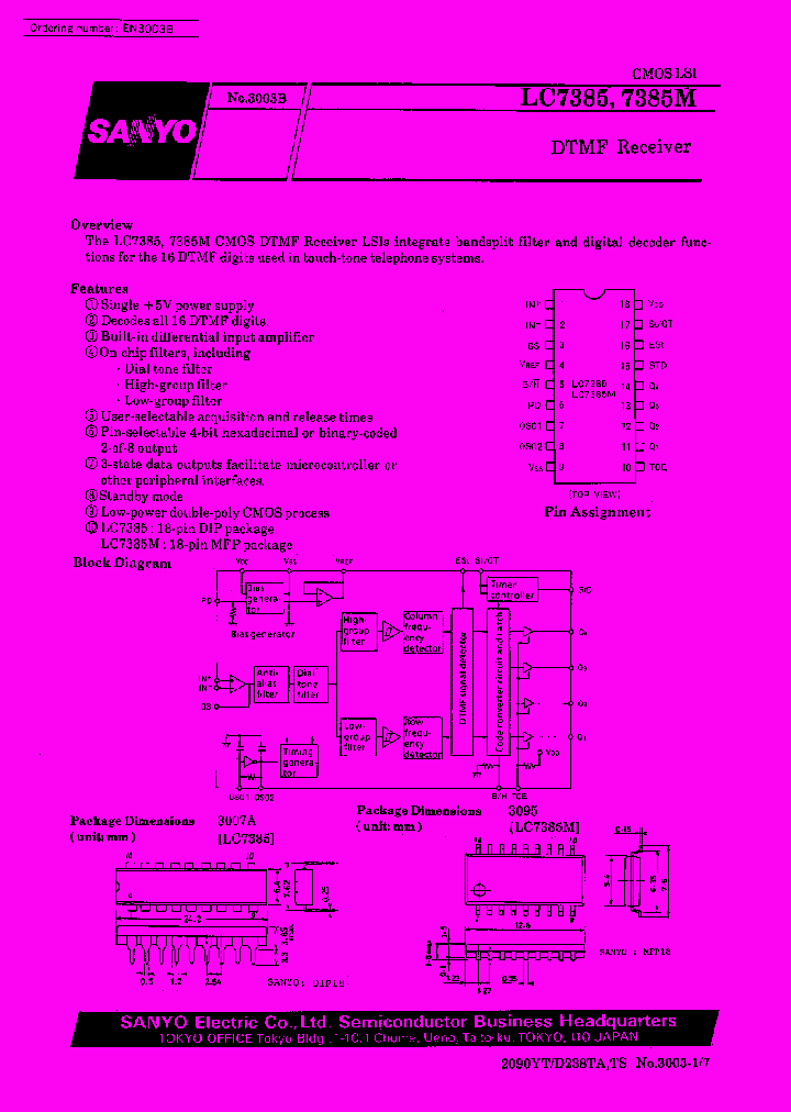 LC7385_111205.PDF Datasheet