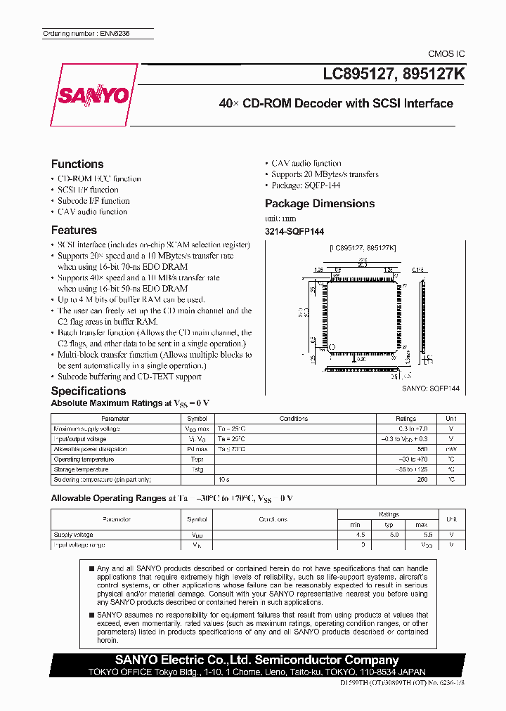 LC895127_82620.PDF Datasheet