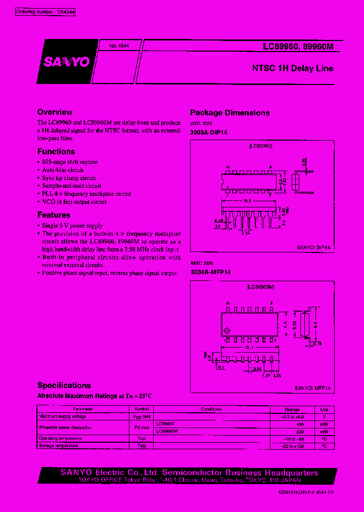 LC89960_128069.PDF Datasheet