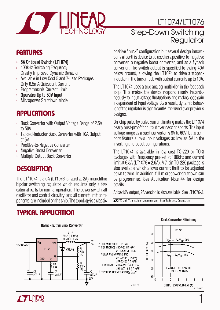 LT1076_91390.PDF Datasheet