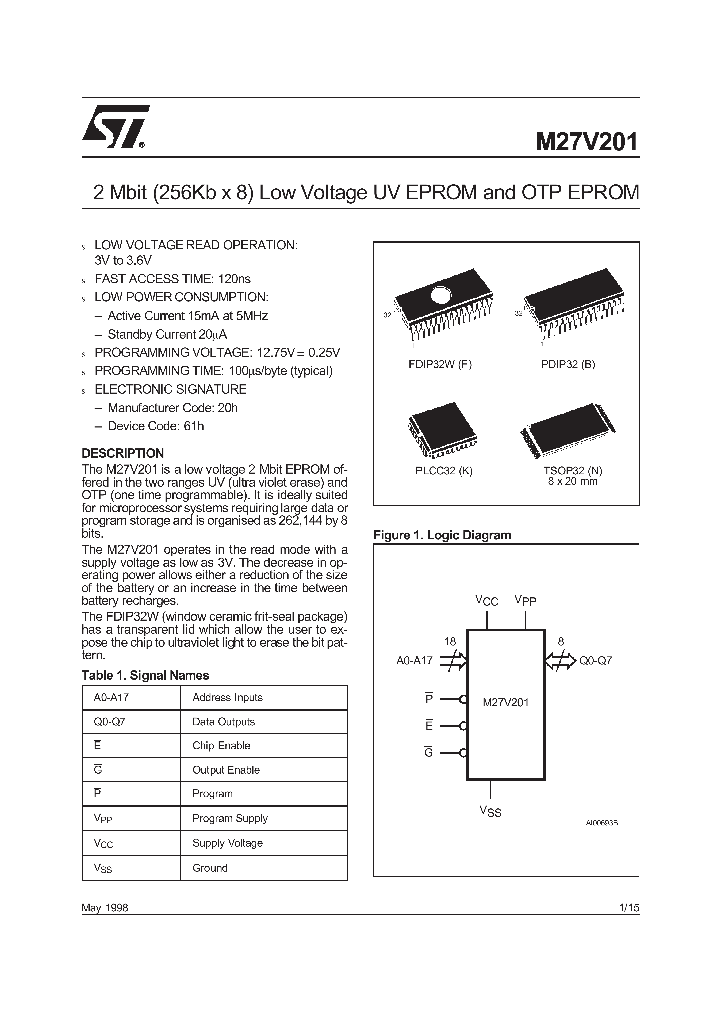 M27V201_79672.PDF Datasheet