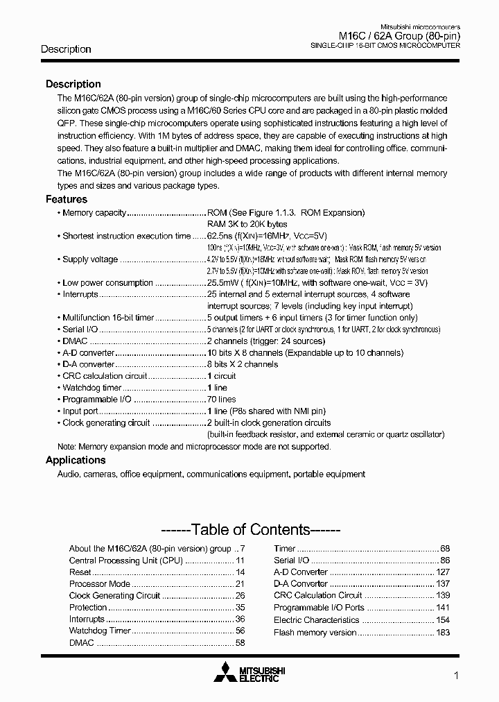 M30623M4A_126819.PDF Datasheet