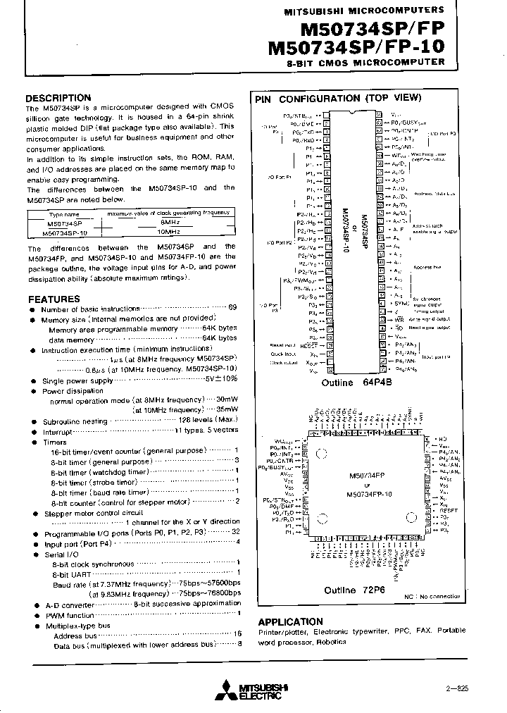 M50734FP_170705.PDF Datasheet