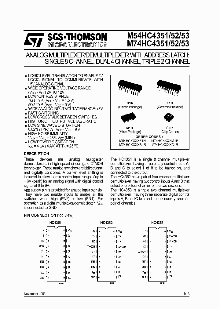 M54HC4351_170624.PDF Datasheet