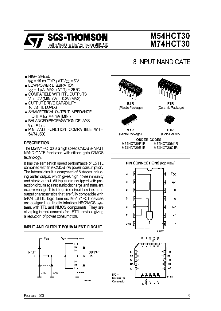 M74HCT30B1R_19026.PDF Datasheet