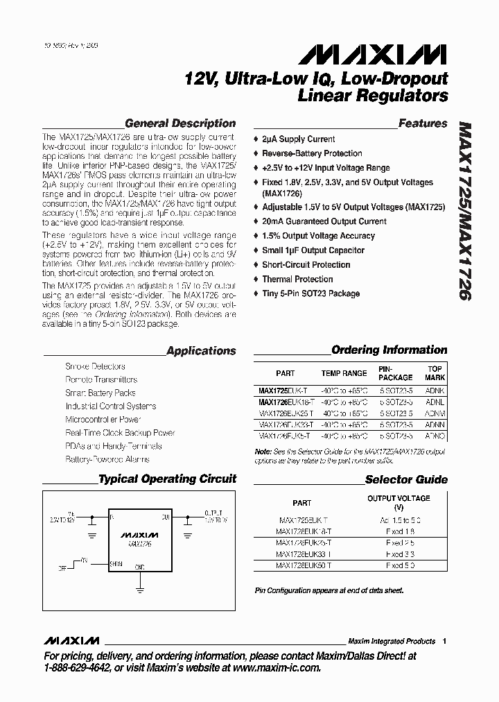 MAX1725_50582.PDF Datasheet