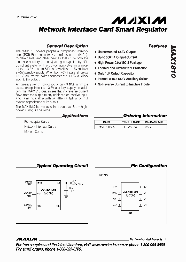 MAX181_29595.PDF Datasheet