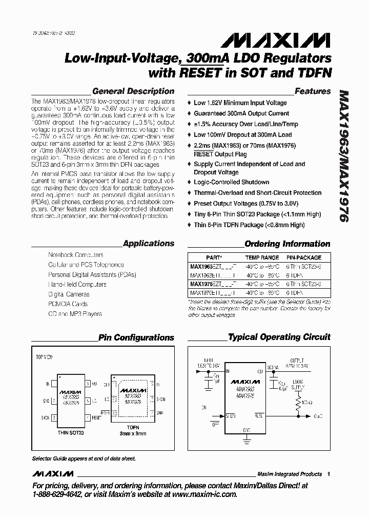 MAX1976_81834.PDF Datasheet