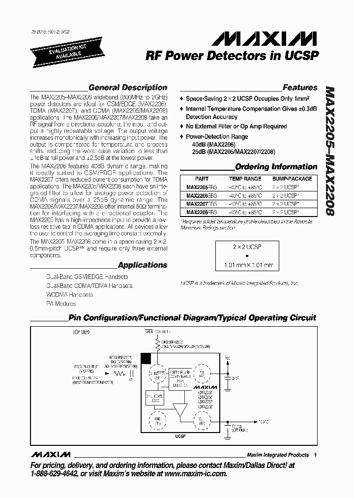 MAX2205_50854.PDF Datasheet