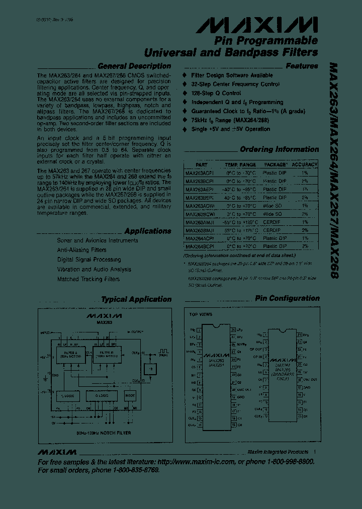 MAX263_46431.PDF Datasheet