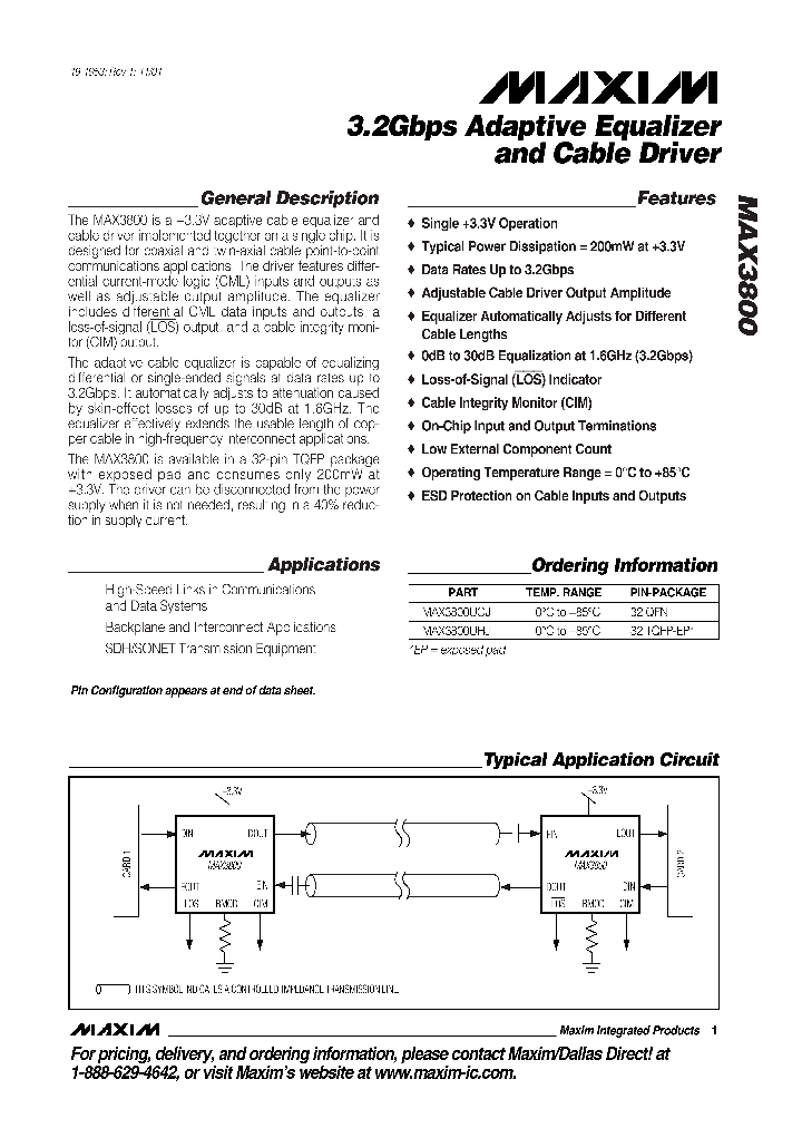 MAX3800_47101.PDF Datasheet