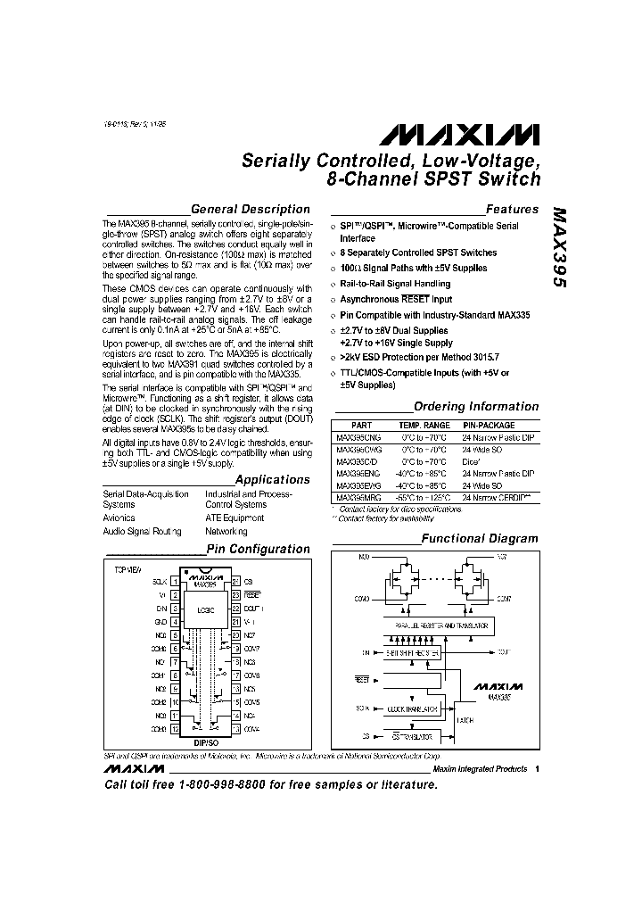 MAX395_173862.PDF Datasheet
