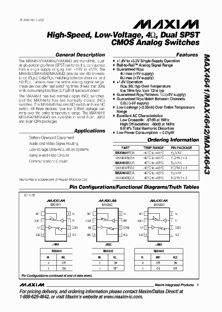 MAX4641_47498.PDF Datasheet