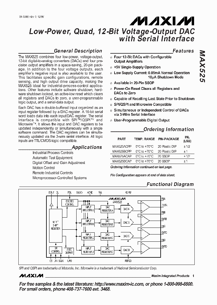 MAX525_113783.PDF Datasheet