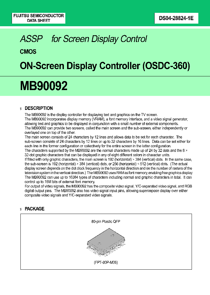MB90092_30095.PDF Datasheet
