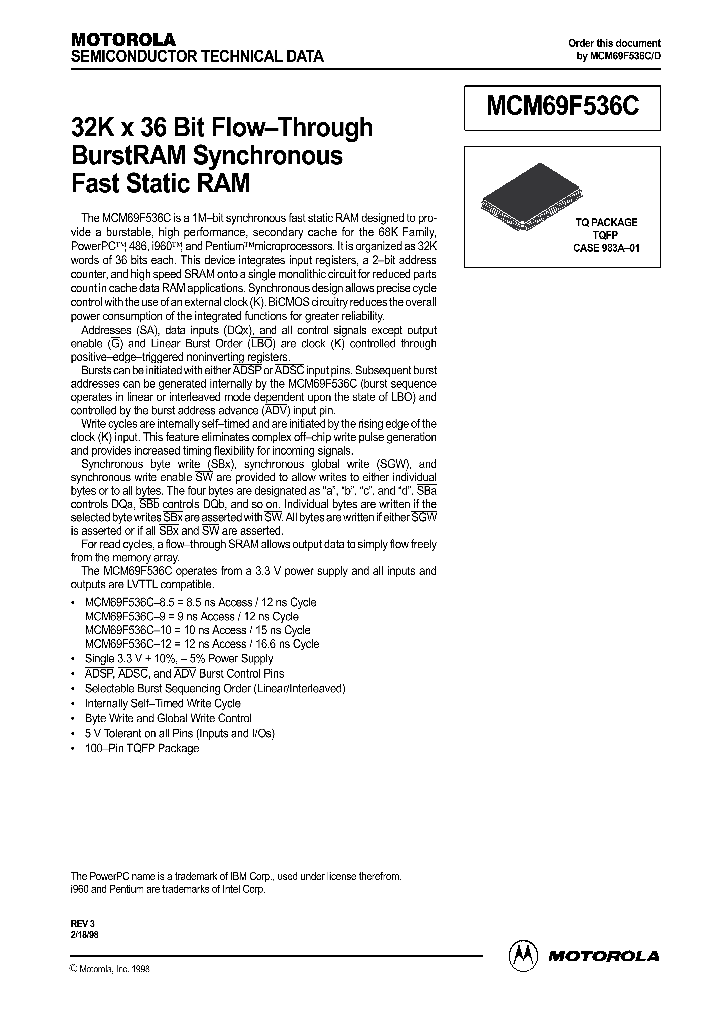 MCM69F536CTQ12_63987.PDF Datasheet