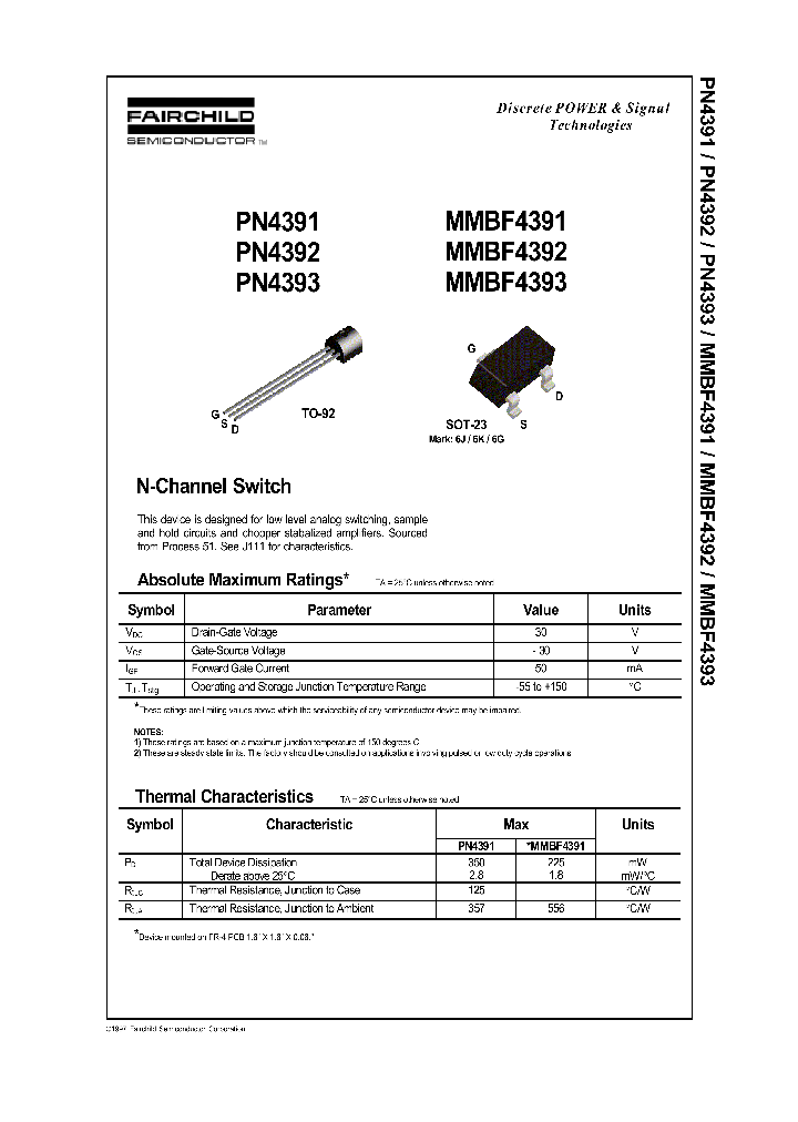 MMBF4391_32124.PDF Datasheet