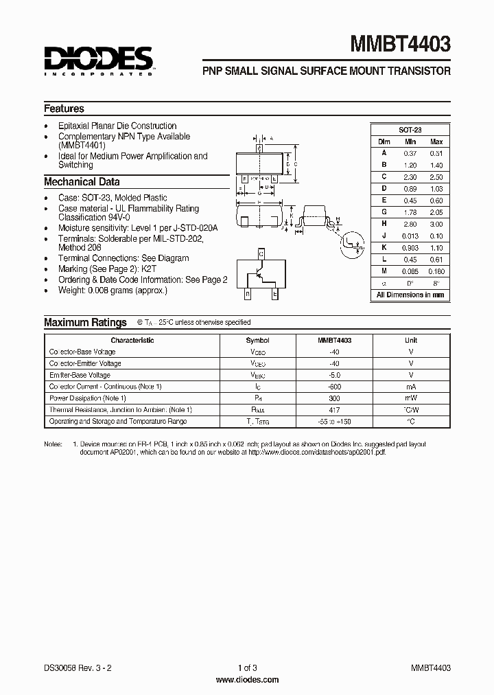 MMBT4403-7_127824.PDF Datasheet