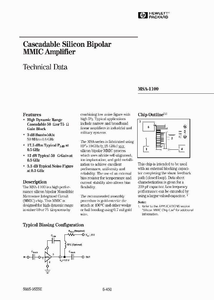 MSA-1100_143338.PDF Datasheet