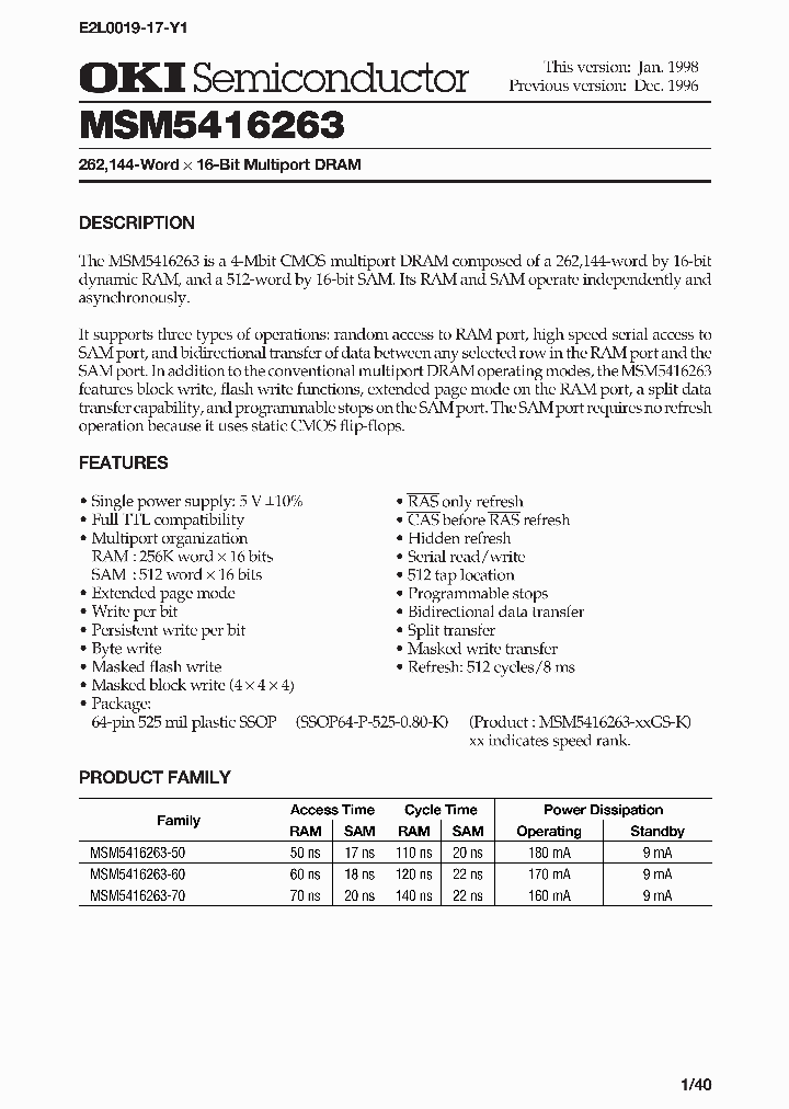 MSM5416263_32890.PDF Datasheet