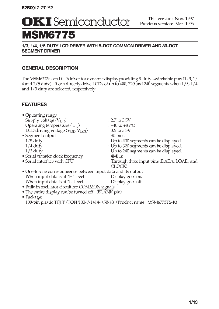 MSM6775_154624.PDF Datasheet