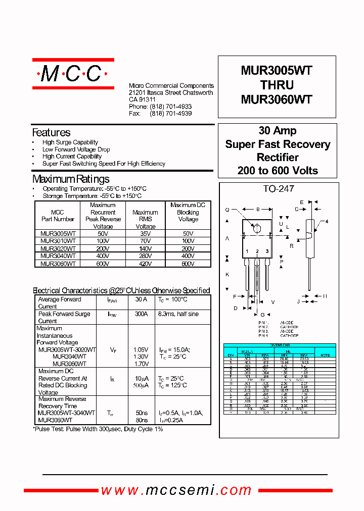 MUR3005WT_180601.PDF Datasheet