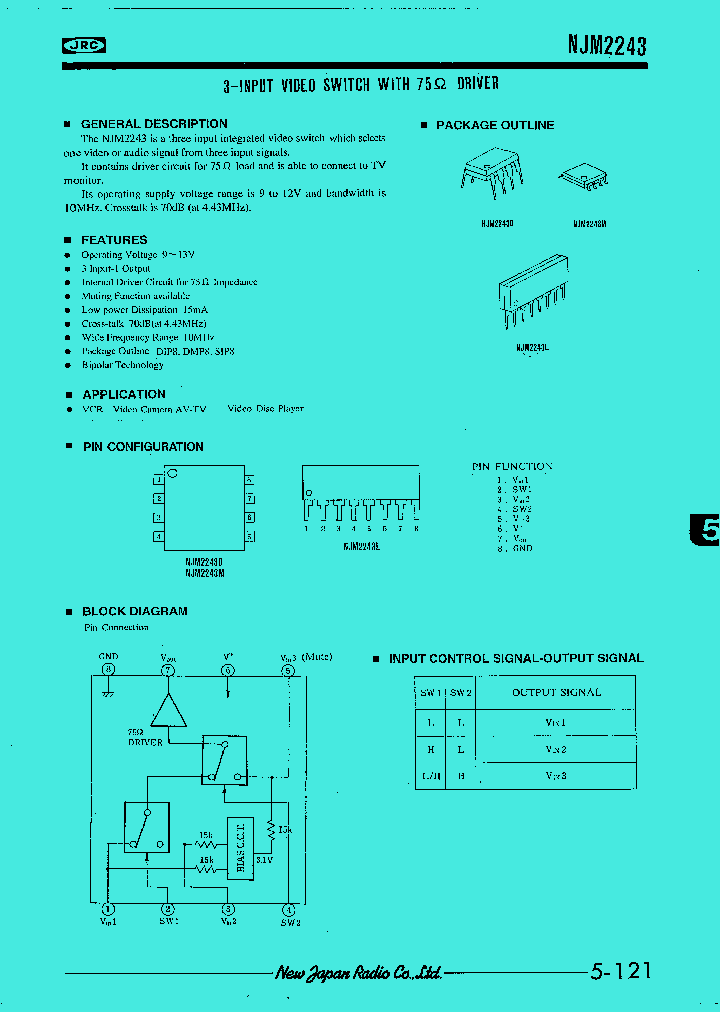 NJM2243_33456.PDF Datasheet