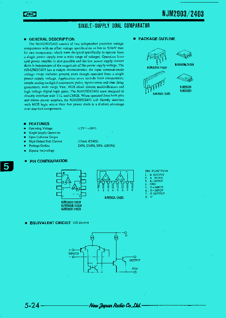 NJM2903_33544.PDF Datasheet