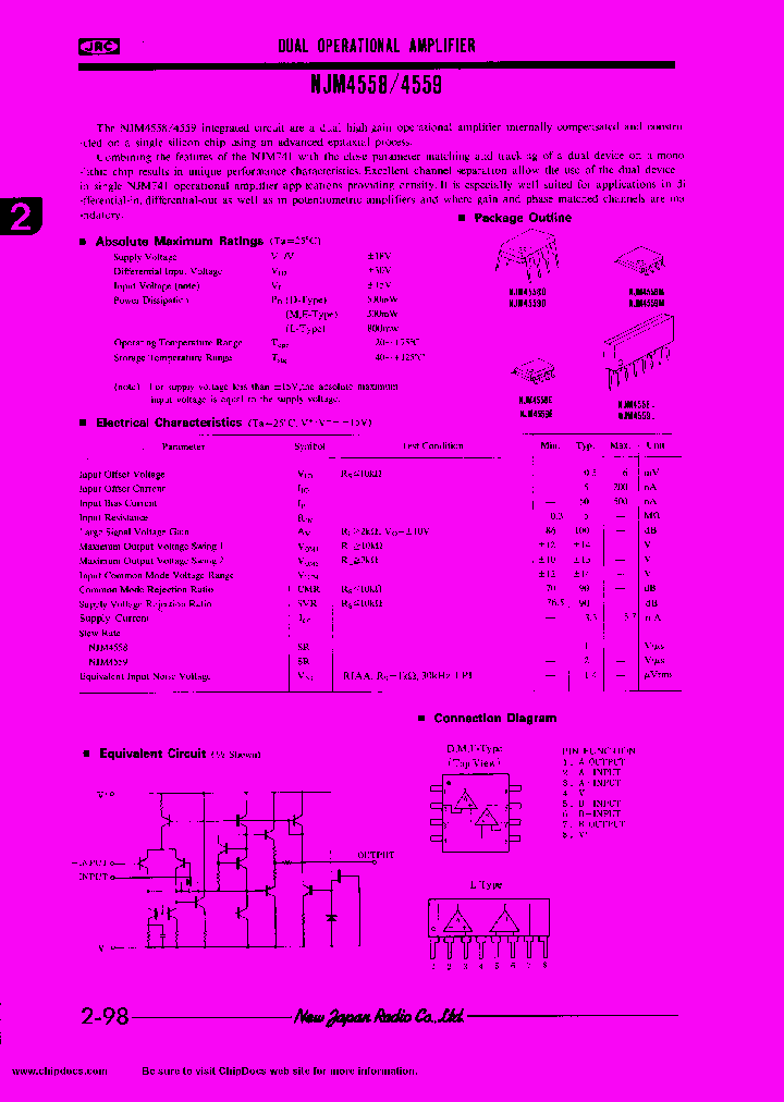 NJM4558_11609.PDF Datasheet
