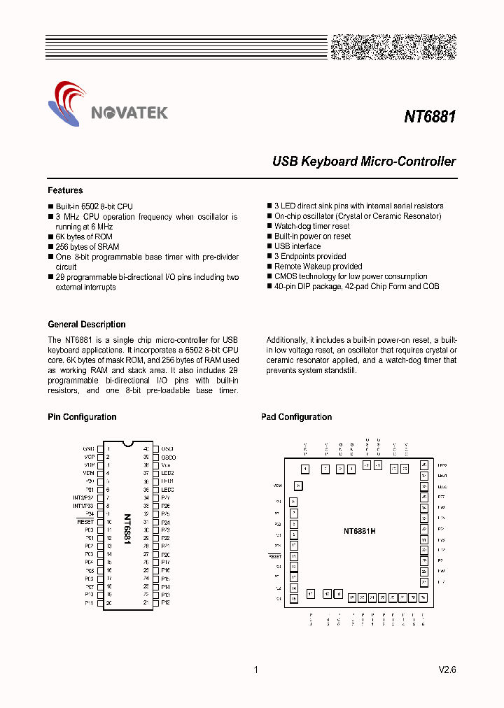 NT6881_42070.PDF Datasheet
