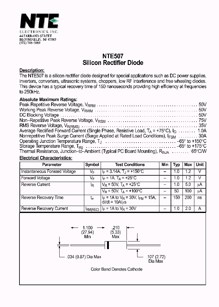 NTE507_69968.PDF Datasheet