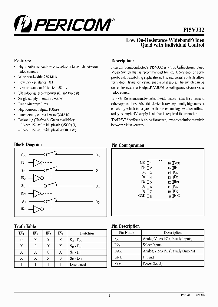 PI5V332_57948.PDF Datasheet