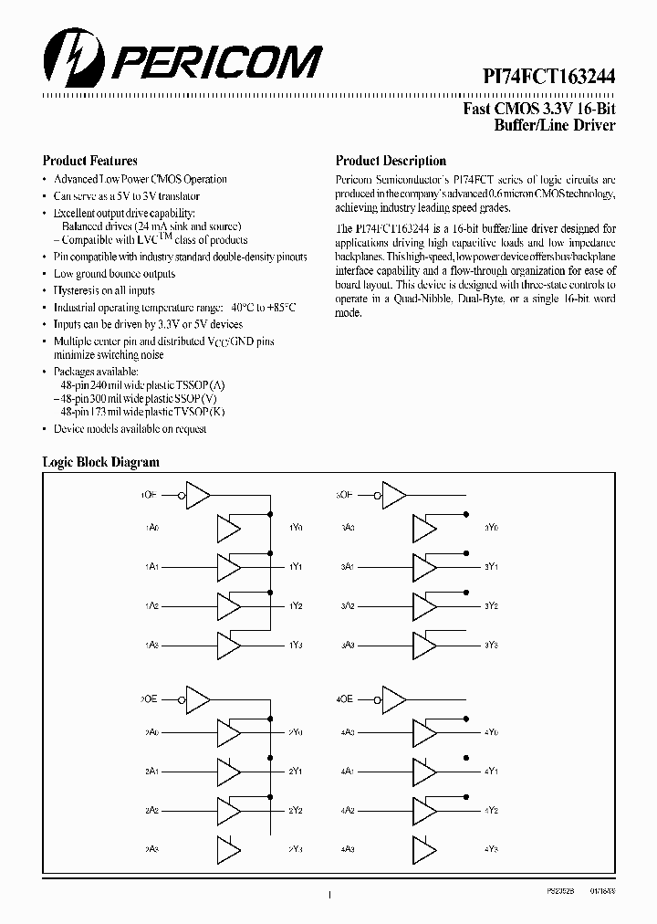 PI74FCT163244_32378.PDF Datasheet