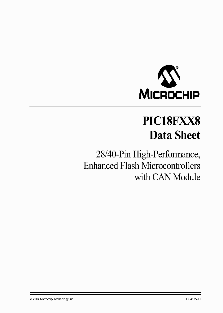 PIC18F24_100597.PDF Datasheet