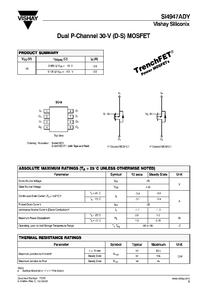 SI4947ADY_167737.PDF Datasheet