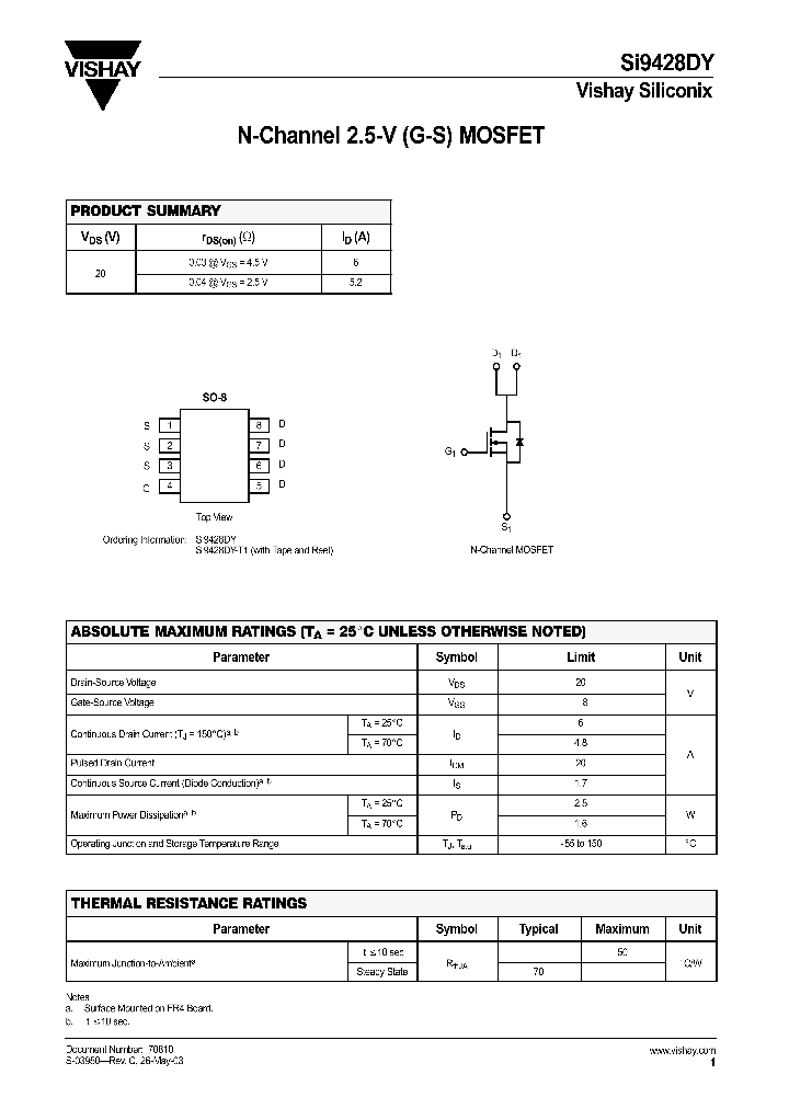 SI9428DY_11942.PDF Datasheet