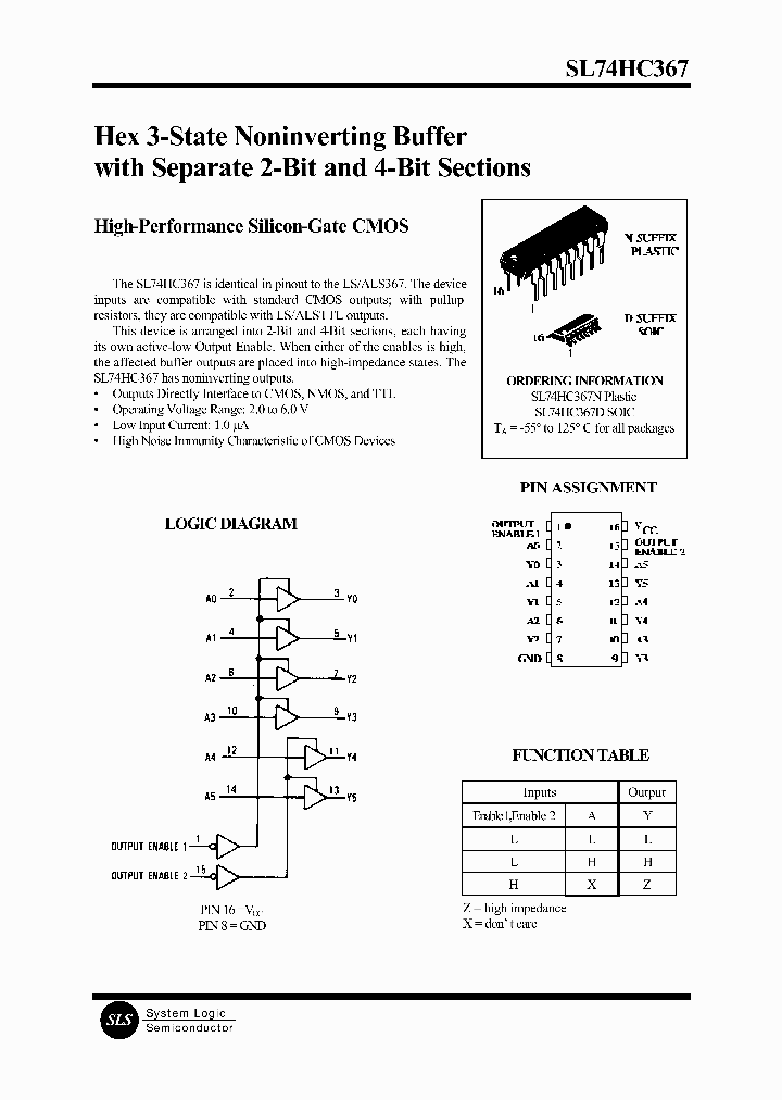 SL74HC367_108637.PDF Datasheet