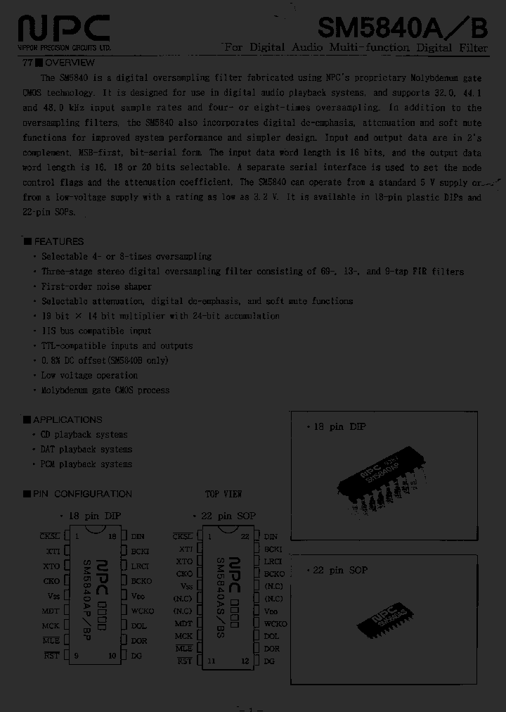 SM5840A_38777.PDF Datasheet