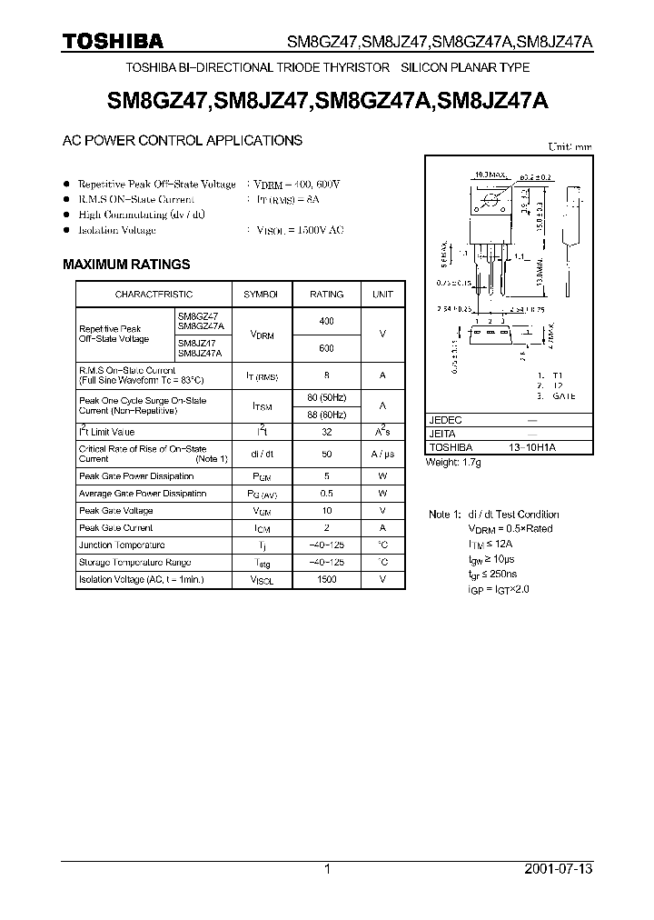 SM8JZ47_160269.PDF Datasheet