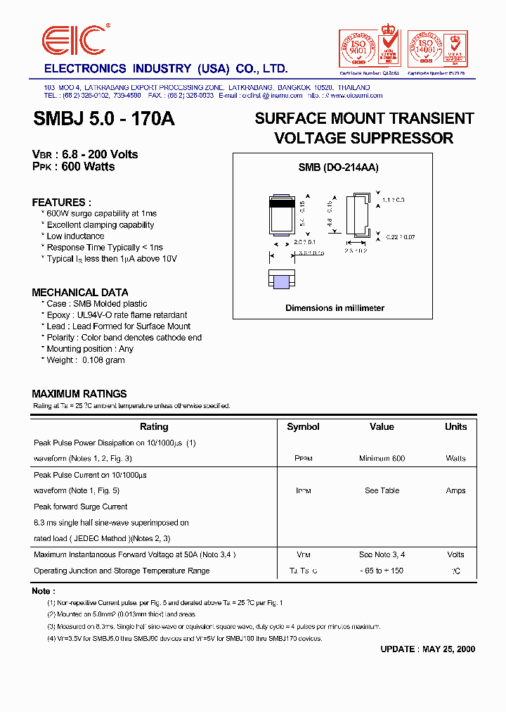 SMBJ18_109435.PDF Datasheet